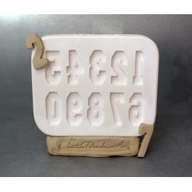 Numbers Sprig for Clay Work